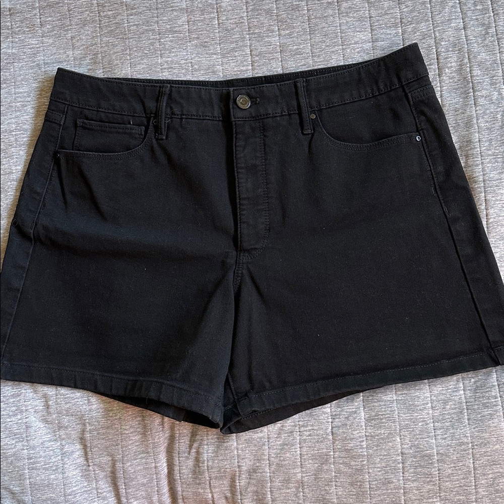Black Denim Shorts by White House Black Market
